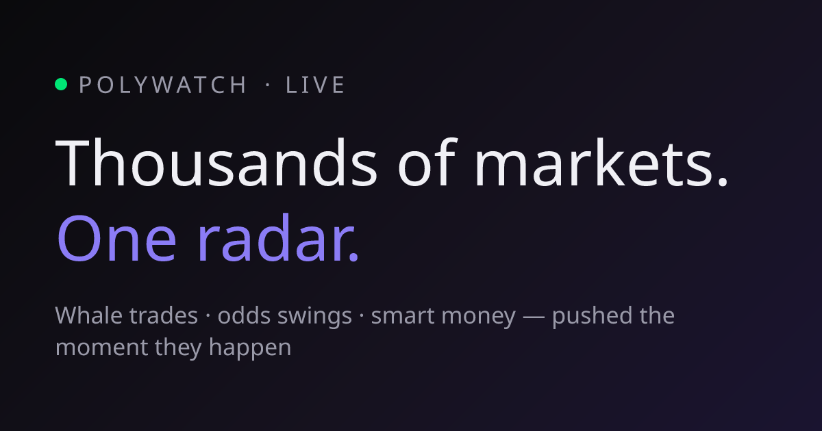PolyWatch.org — 官网预览图